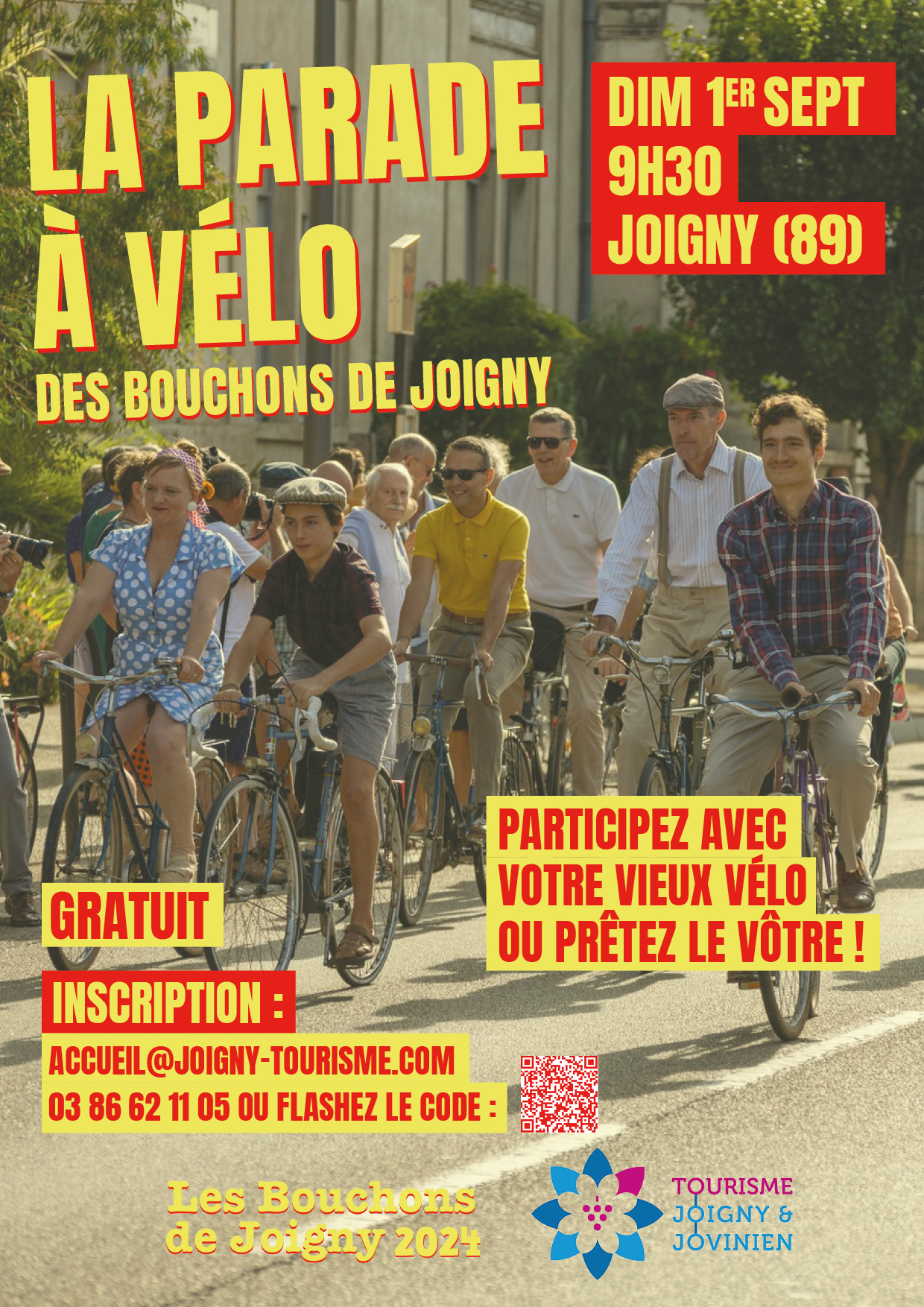 La Parade à Vélo des Bouchons de Joigny