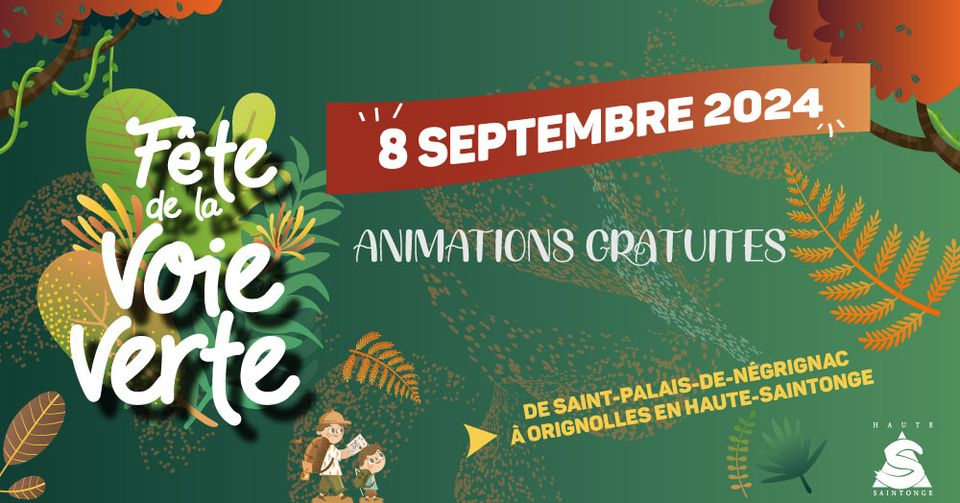 Fête de la voie verte de Saint-Palais-de-Négrignac à Orignolles en Haute-Saintonge